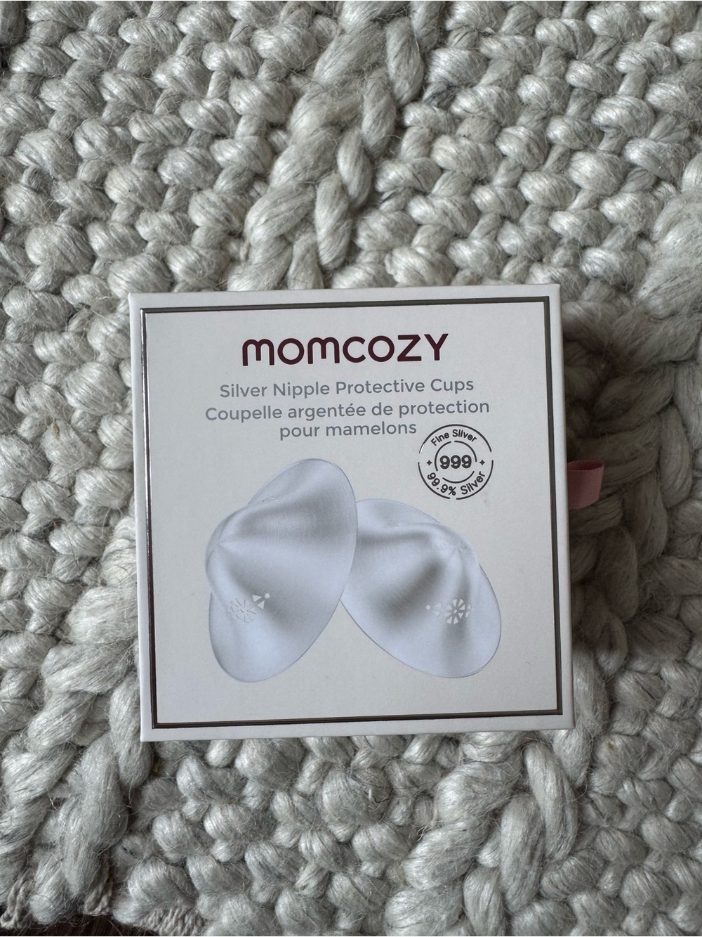 momcozy Silver Nipple Protective Cups - never open